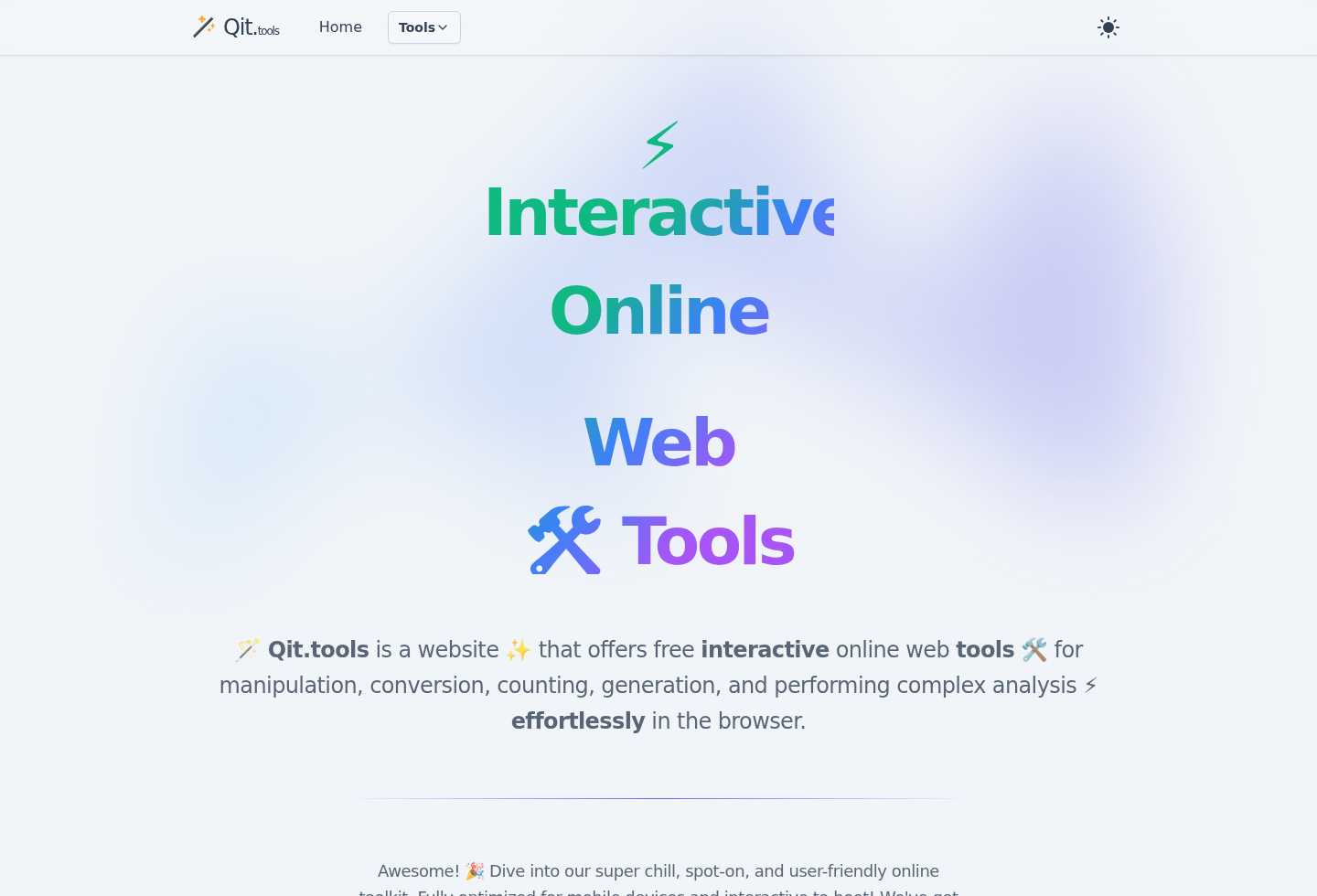 Qit.tools 🪄 online web tools